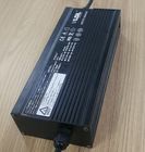 IP65 IP66 6A impermeável LFP material preto de alumínio do carregador de bateria de 48 volts