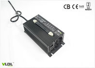 Carregador automático de prata preto do lítio da bateria com volt do LCD e exposição atual