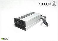 Carregador de bateria portátil e esperto de prata preto 12V 25A para o bloco do lítio e da bateria de SLA