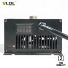 Exposição automática do LCD do carregador de bateria do lítio de 60V 15A da tensão e da corrente de carregamento