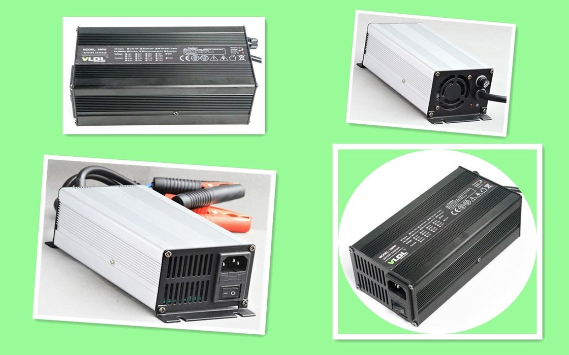 Carregador de bateria rápido do lítio do CV 24V 10A de 29.4V centímetro cúbico para a mobilidade de E